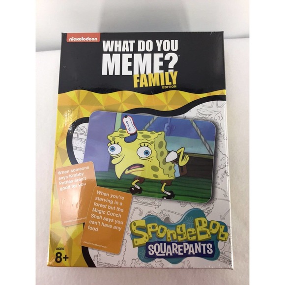 Nickelodeon Other - Nickelodeon What Do You Meme? SpongeBob SquarePants Family Edition Card Game NEW